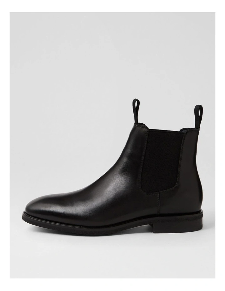 Rodeo Black Leather Chelsea Boots image 1
