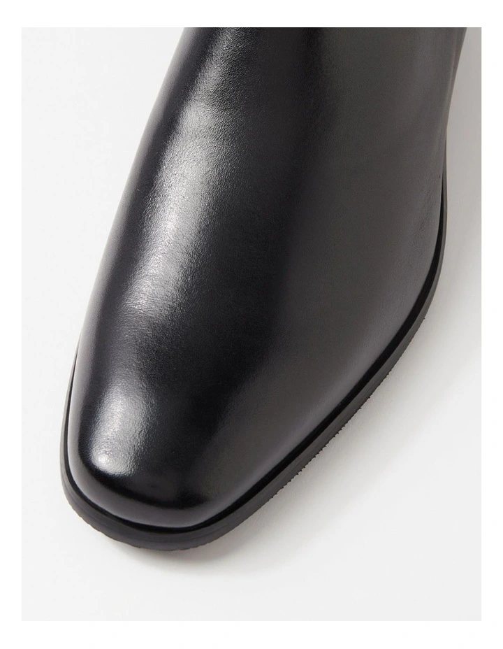 Driscoe Black Leather Chelsea Boots image 4