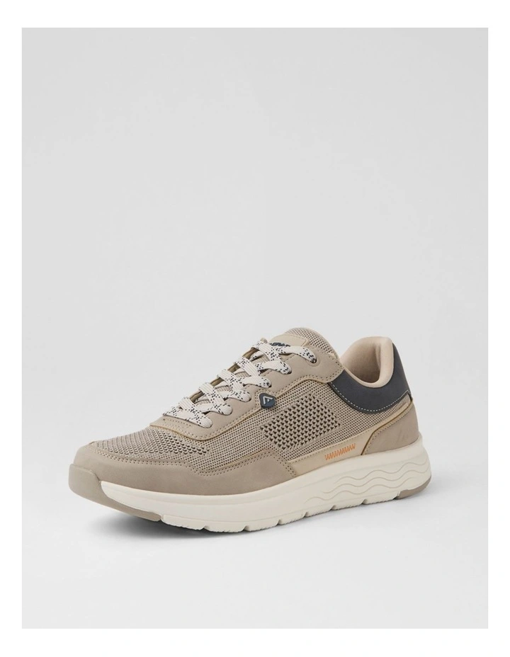 Wammo Taupe Knit Sneakers image 2