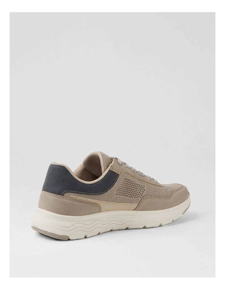 Wammo Taupe Knit Sneakers image 3