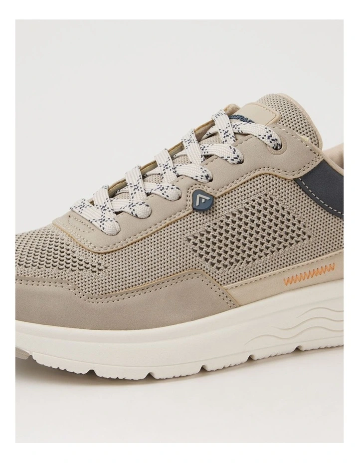 Wammo Taupe Knit Sneakers image 5