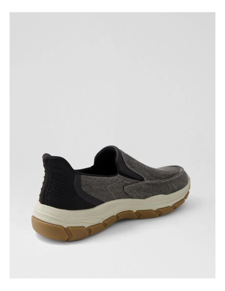 Kanza Grey Canvas Flat Shoes image 3
