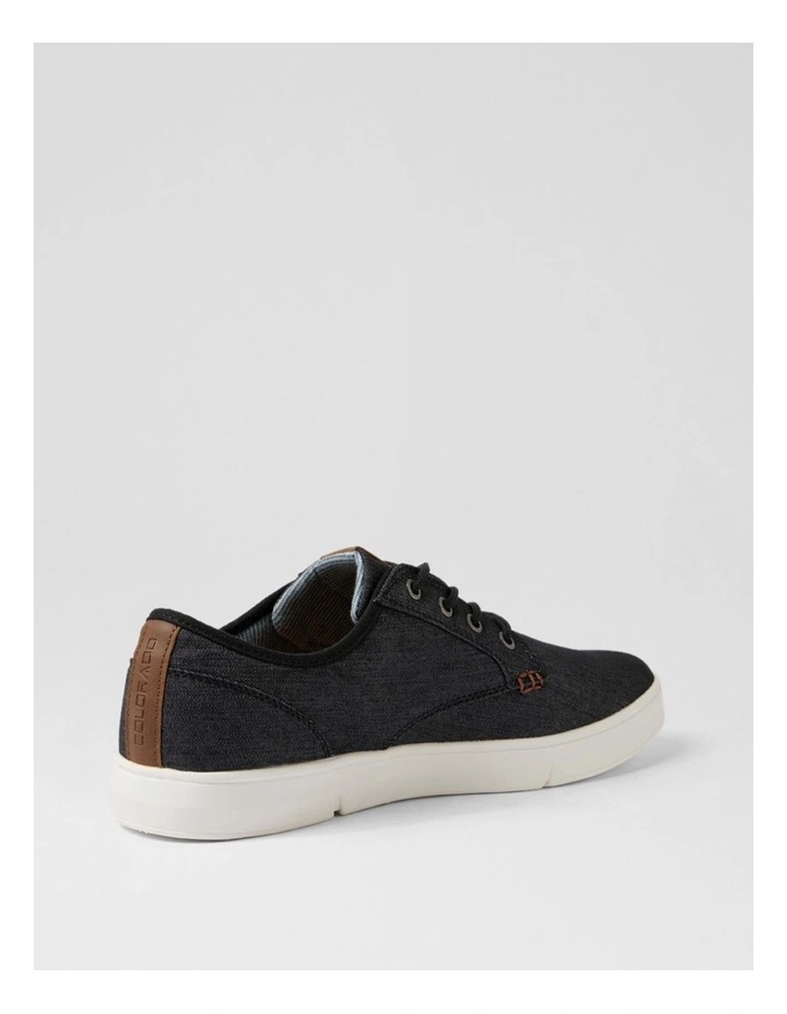 Albatross Mw Black Denim Canvas Sneakers image 3
