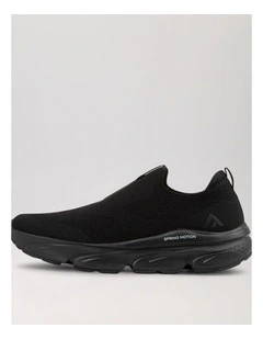 Vessa Black Mesh Sneakers