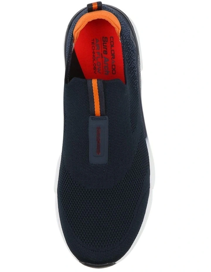 Vessa Navy Mesh Sneakers image 5