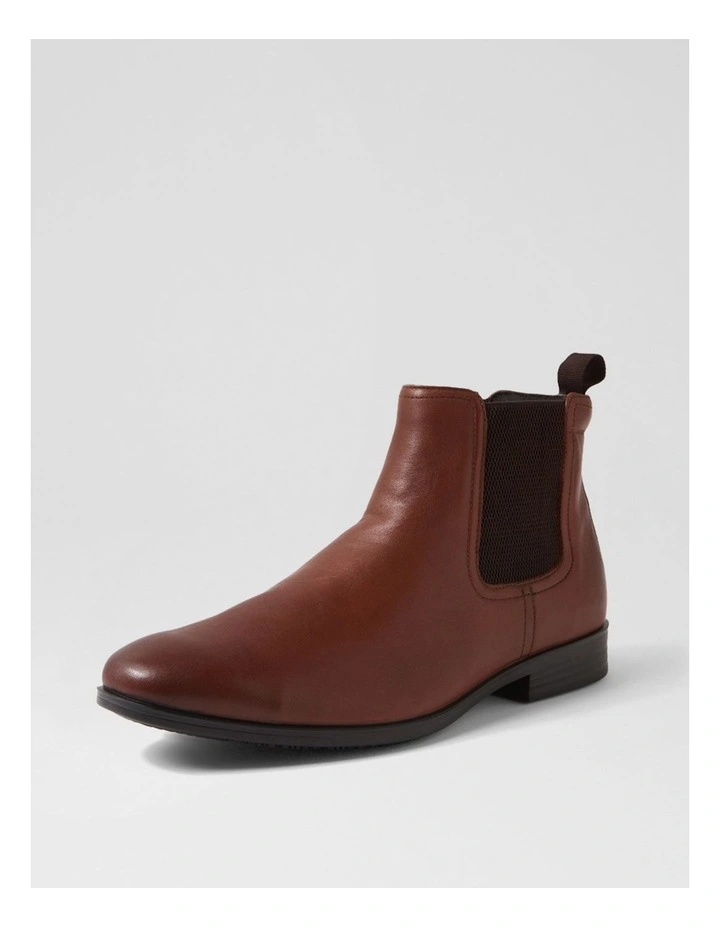 Volga Tan Leather Chelsea Boots image 2