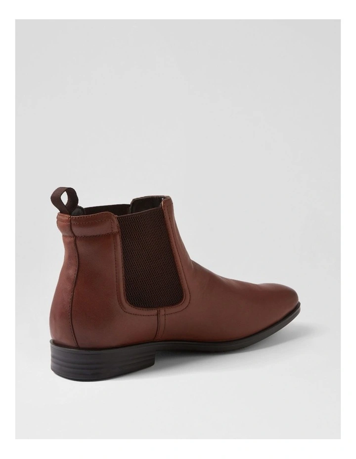 Volga Tan Leather Chelsea Boots image 3