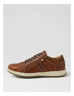Jeraldo Cognac Leather Lace Up Shoes