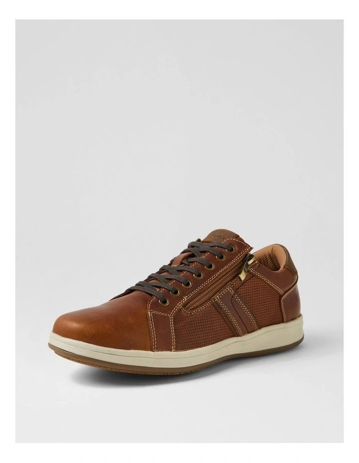 Jeraldo Cognac Leather Lace Up Shoes image 2