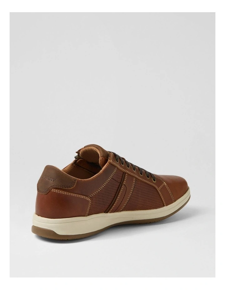 Jeraldo Cognac Leather Lace Up Shoes image 3