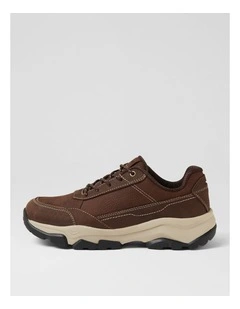 Eastern Brown Leather Lace Up Shoes