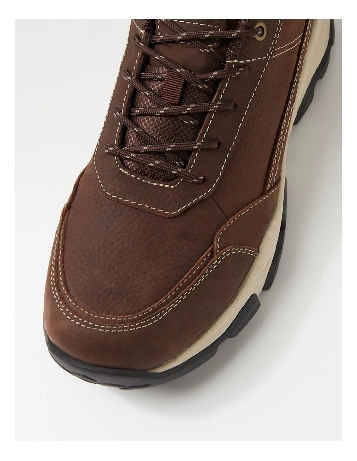 Eastern Brown Leather Lace Up Shoes image 4