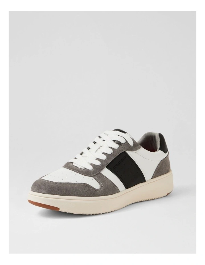 Colway White Grey Black Suede Sneakers image 2
