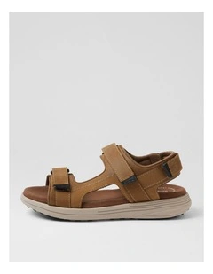 Hampton Taupe Crazyhorse Leather Sandals