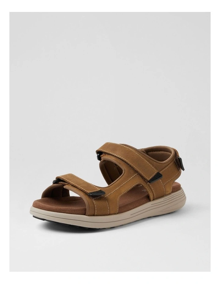 Hampton Taupe Crazyhorse Leather Sandals image 2