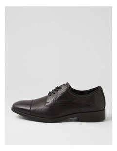 Volster Black Leather Lace Up Shoes