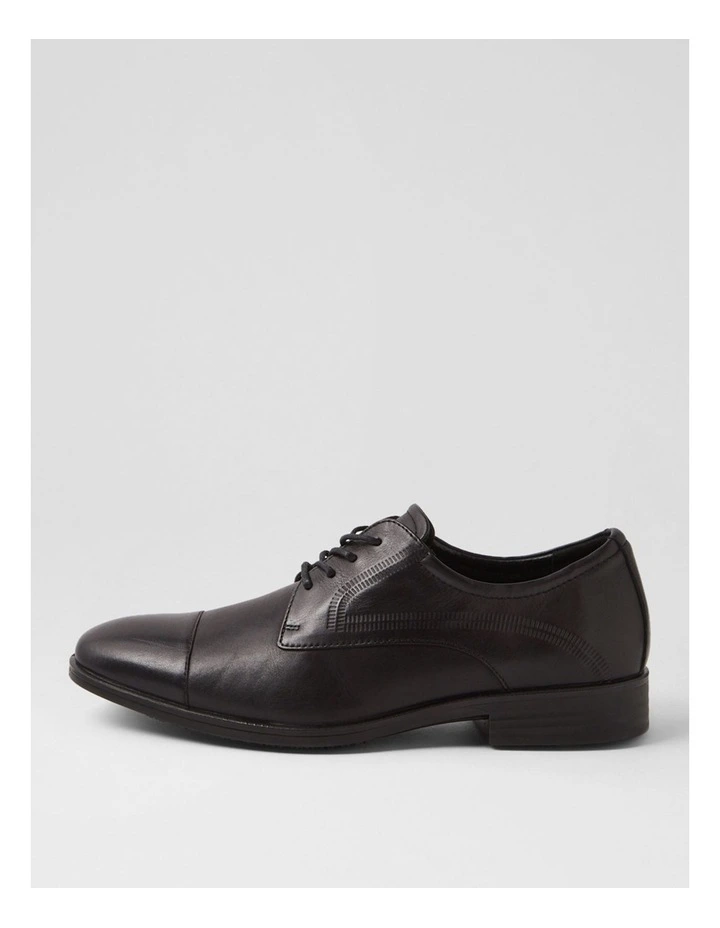 Volster Black Leather Lace Up Shoes image 1