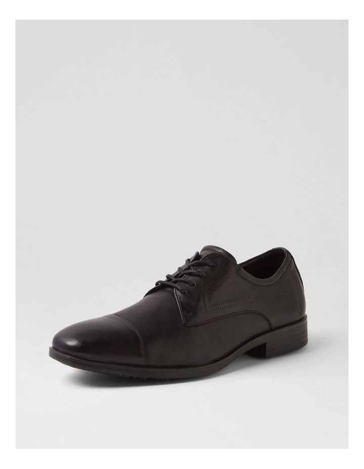 Volster Black Leather Lace Up Shoes image 2