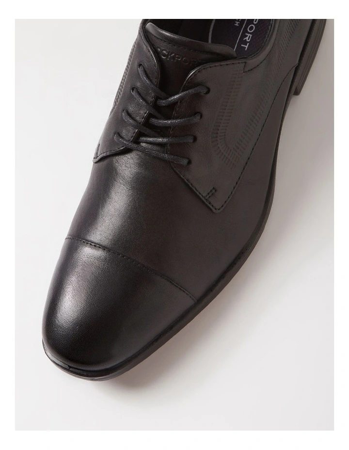 Volster Black Leather Lace Up Shoes image 4