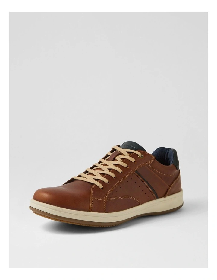 Jeb Cognac Leather Lace Up Shoes image 2