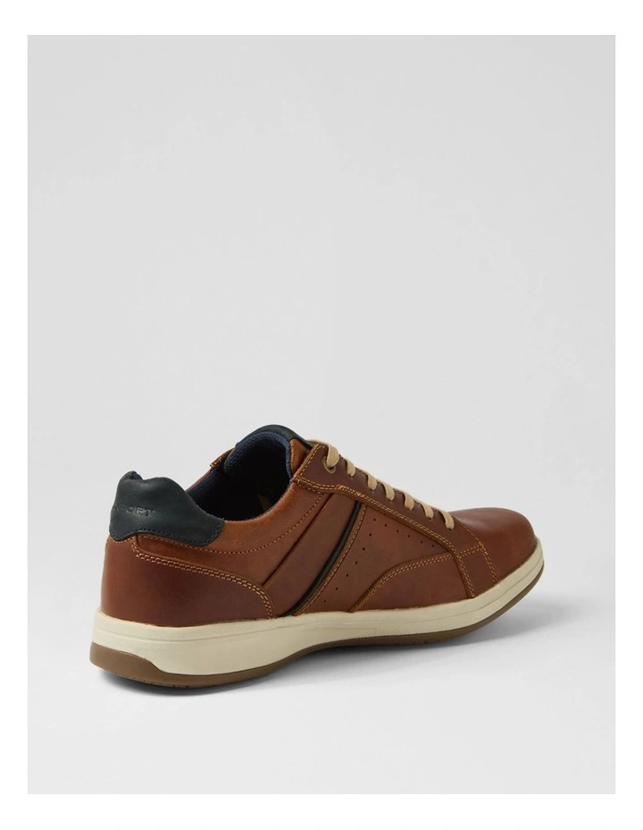 Jeb Cognac Leather Lace Up Shoes image 3
