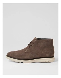 Dolittle Maron Suede Lace Up Boots