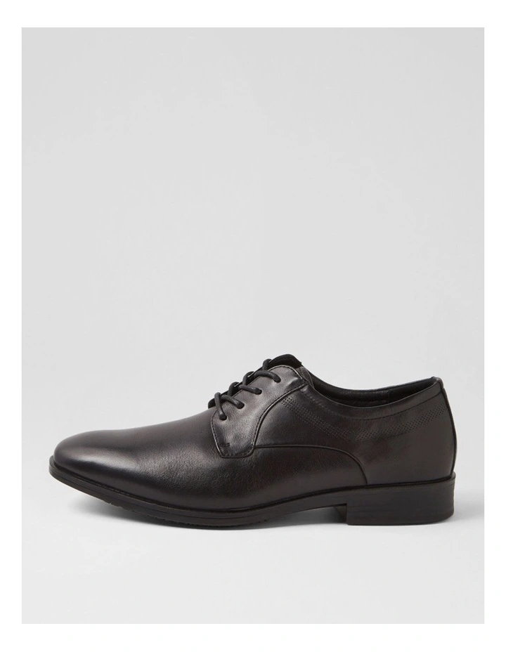 Volwell Black Leather Lace Up Shoes image 1