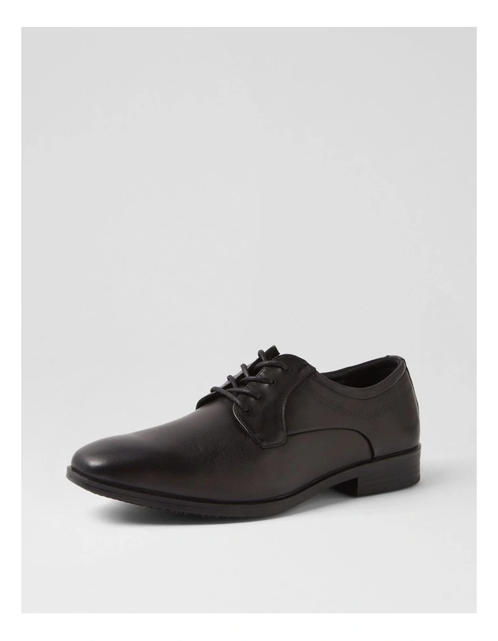 Volwell Black Leather Lace Up Shoes image 2