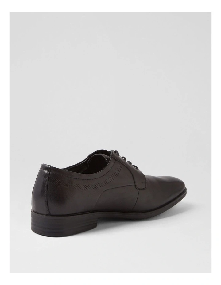 Volwell Black Leather Lace Up Shoes image 3