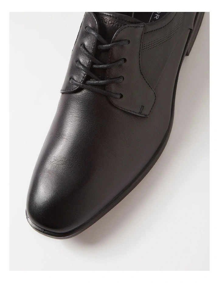 Volwell Black Leather Lace Up Shoes image 4