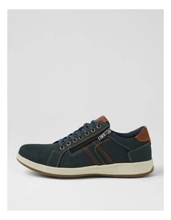 Jeraldo Navy Nubuck Lace Up Shoes