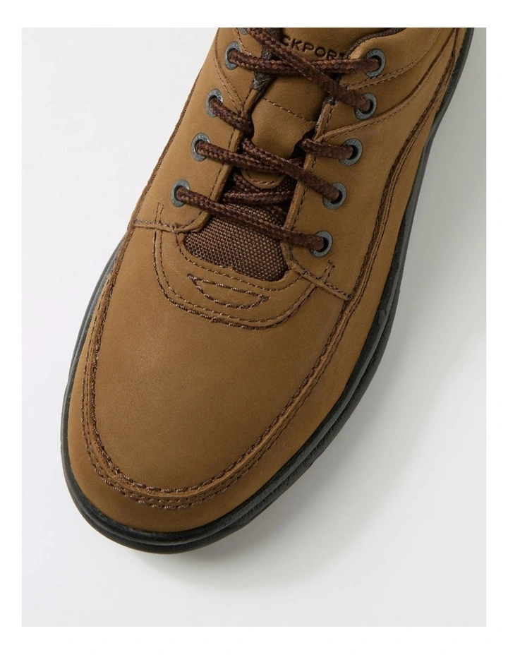 World Tour Classic Mens Chocolate Nubuck Lace Up Shoes image 4