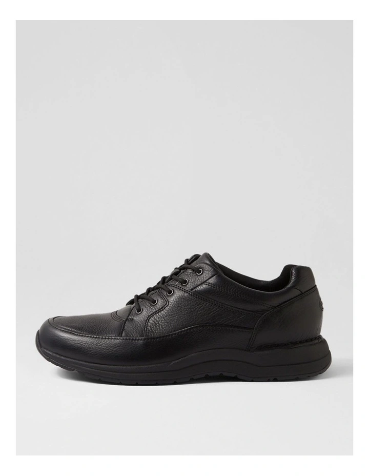 Edge Hill 2 Black Leather Lace Up Sneakers image 1
