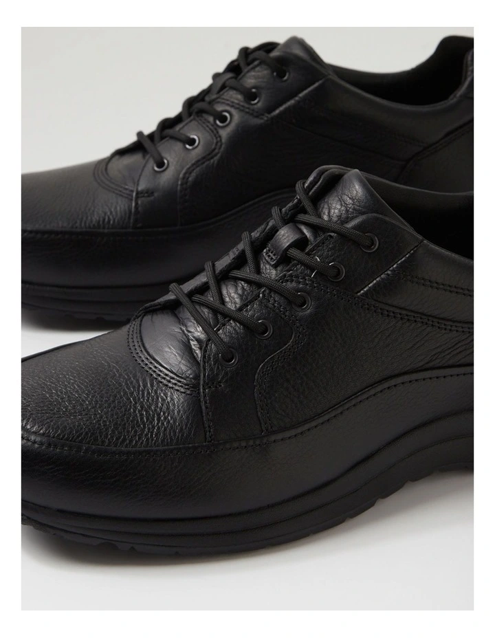 Edge Hill 2 Black Leather Lace Up Sneakers image 5