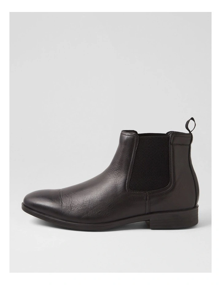 Volga Black Leather Chelsea Boots image 1