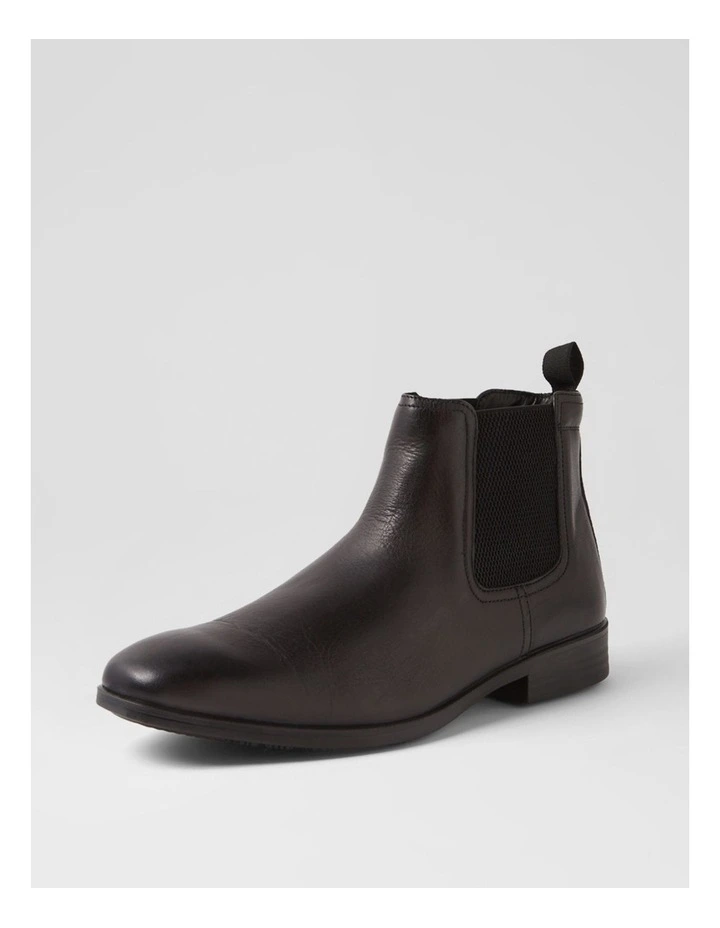 Volga Black Leather Chelsea Boots image 2
