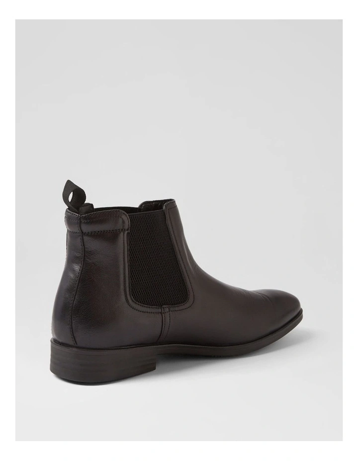 Volga Black Leather Chelsea Boots image 3