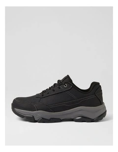 Eastern Black Leather Lace Up Shoes