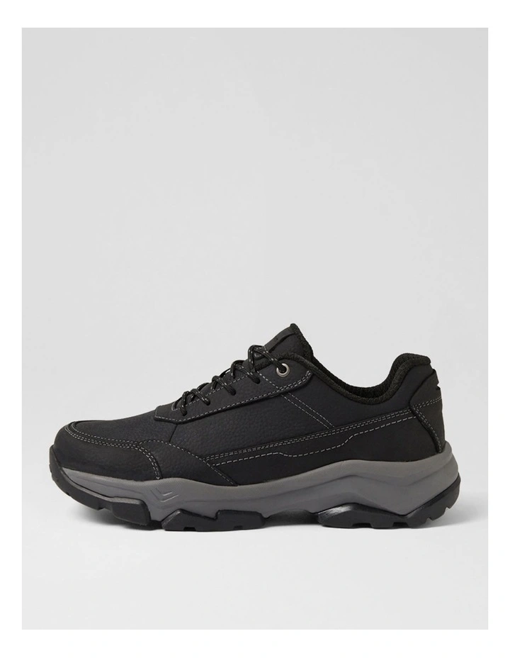 Eastern Black Leather Lace Up Shoes image 1