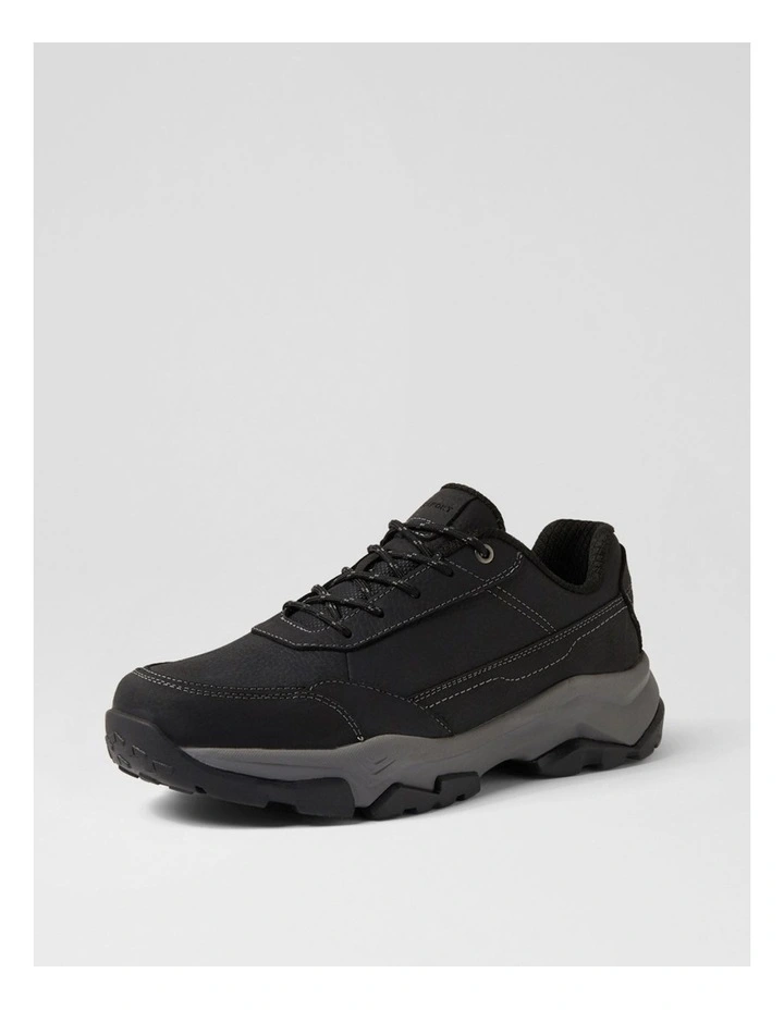 Eastern Black Leather Lace Up Shoes image 2