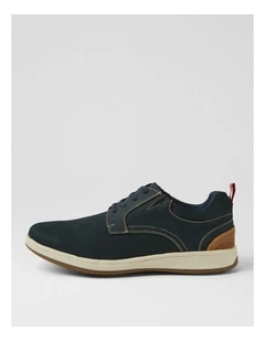 Jericho Navy Nubuck Lace Up Shoes