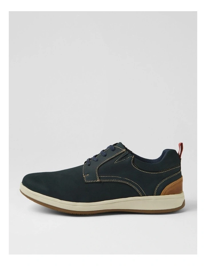 Jericho Navy Nubuck Lace Up Shoes image 1