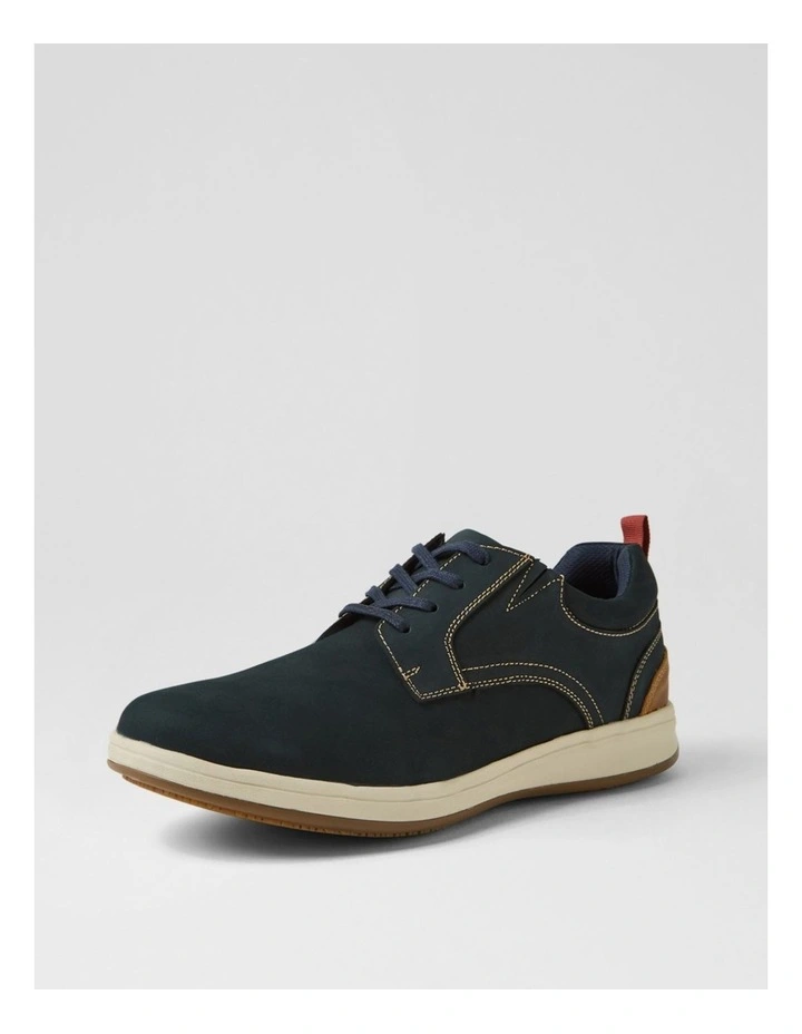 Jericho Navy Nubuck Lace Up Shoes image 2