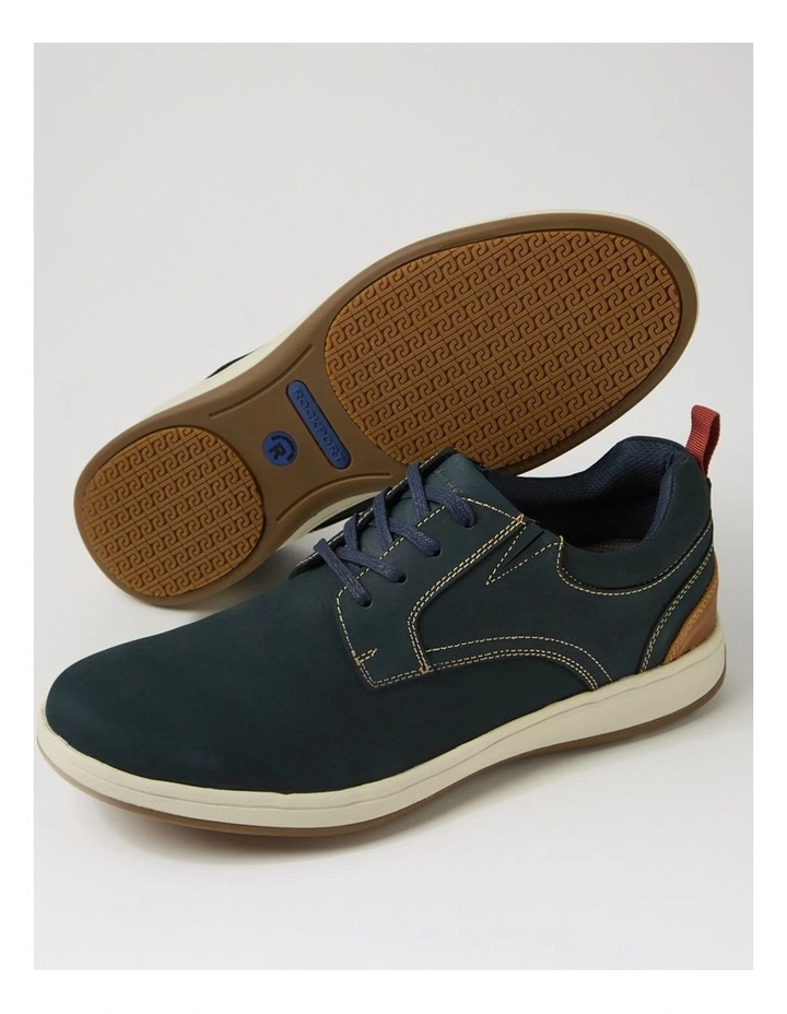 Jericho Navy Nubuck Lace Up Shoes image 5