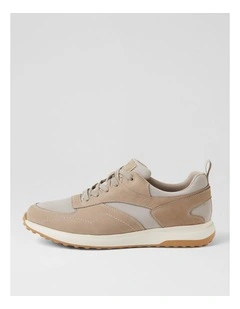 Harmont Sand Leather Sneakers