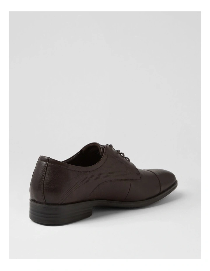 Volster Brown Leather Lace Up Shoes image 3