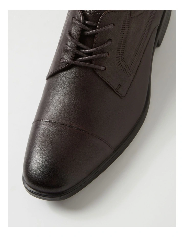 Volster Brown Leather Lace Up Shoes image 4