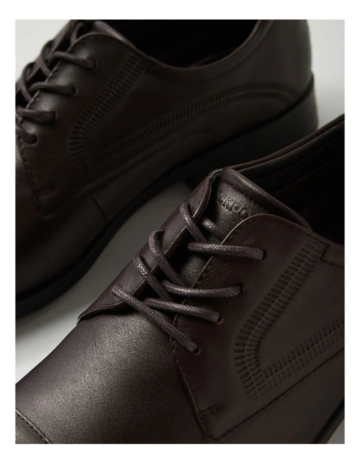 Volster Brown Leather Lace Up Shoes image 5