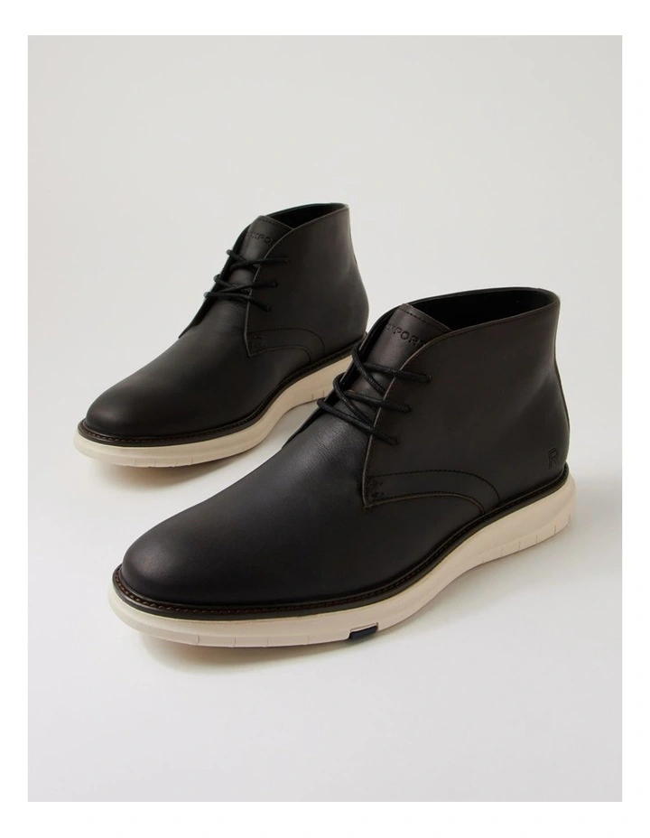Dolittle Black Leather Lace Up Boots image 5