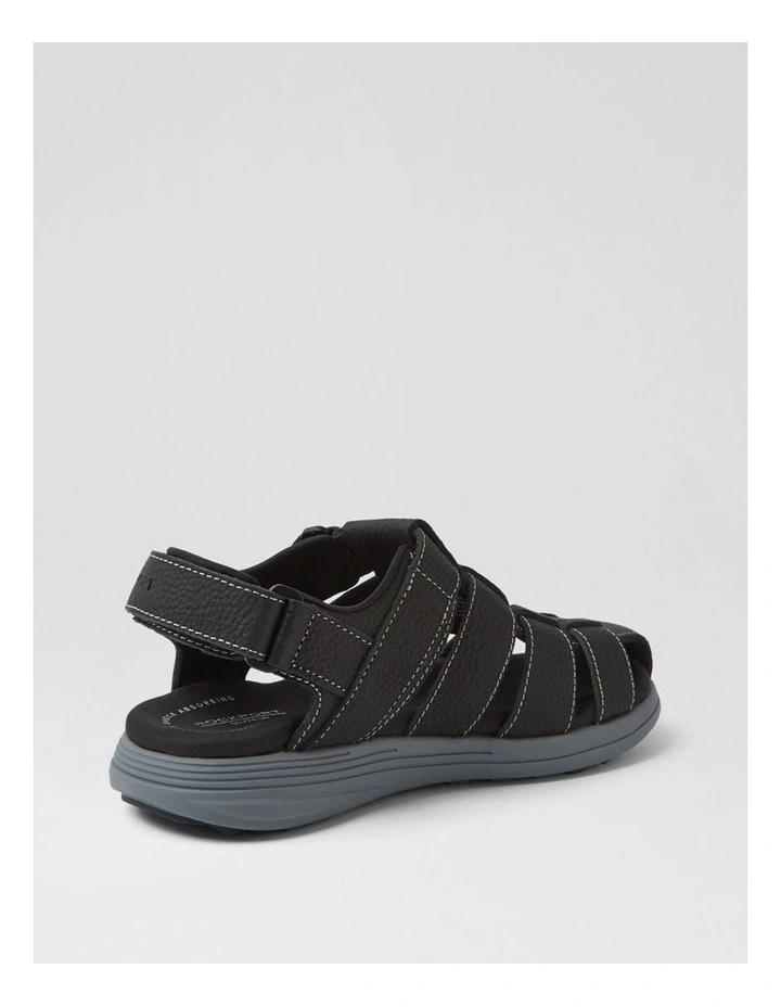 Hampshire Black Leather Sandals image 3